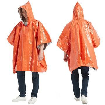 Aluminum Film Emergency Raincoat