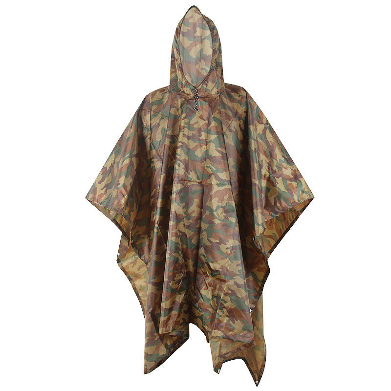 Camouflage Poncho Raincoat